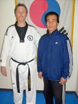 Master Gary White with Grand Master Lee